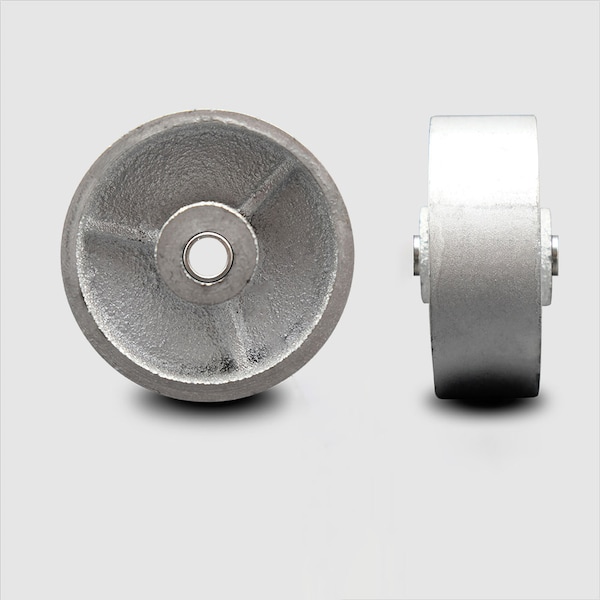 SCC - 3" Semi Steel Cast Iron Wheel Only - 3/8" Bore - 350 lbs Capacity